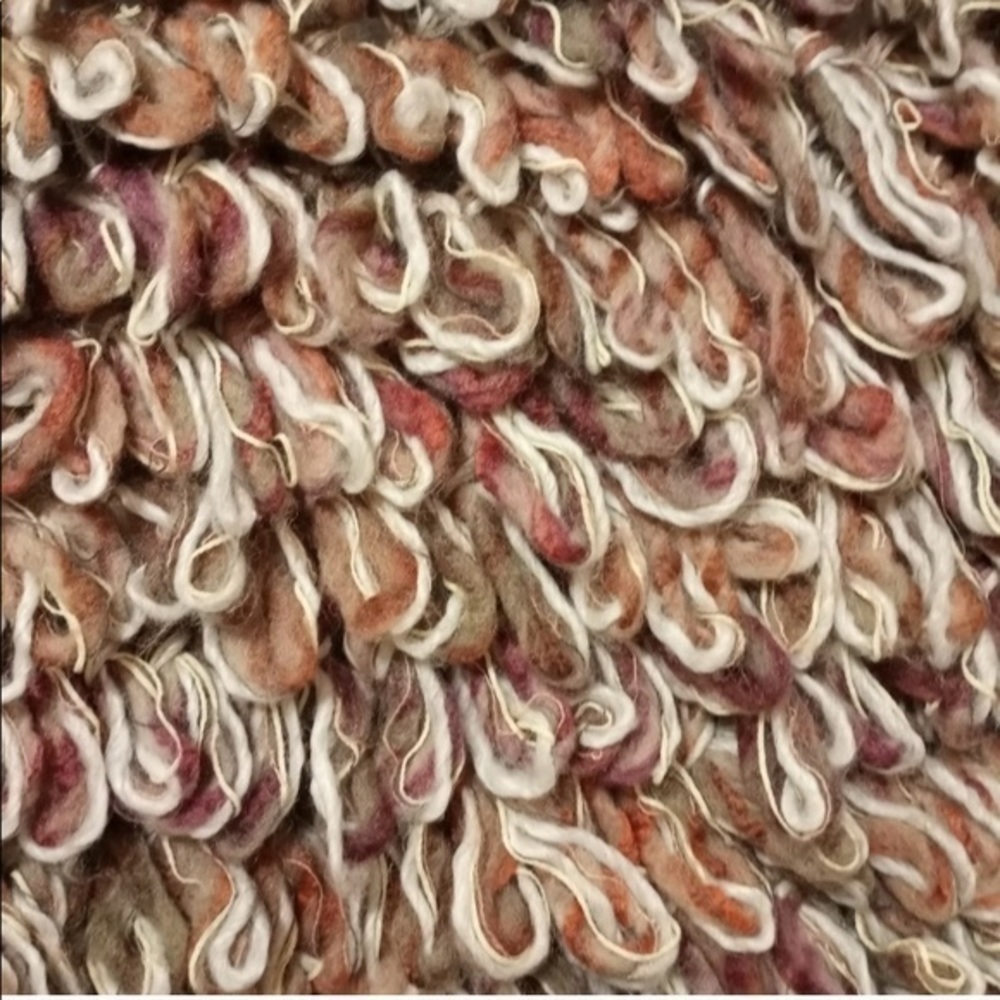 ANTHROPOLOGIE 3D Looped Hand Knit Alpaca Mohair Wool Cardigan Vest Handmade Sz:S - Picture 10 of 13